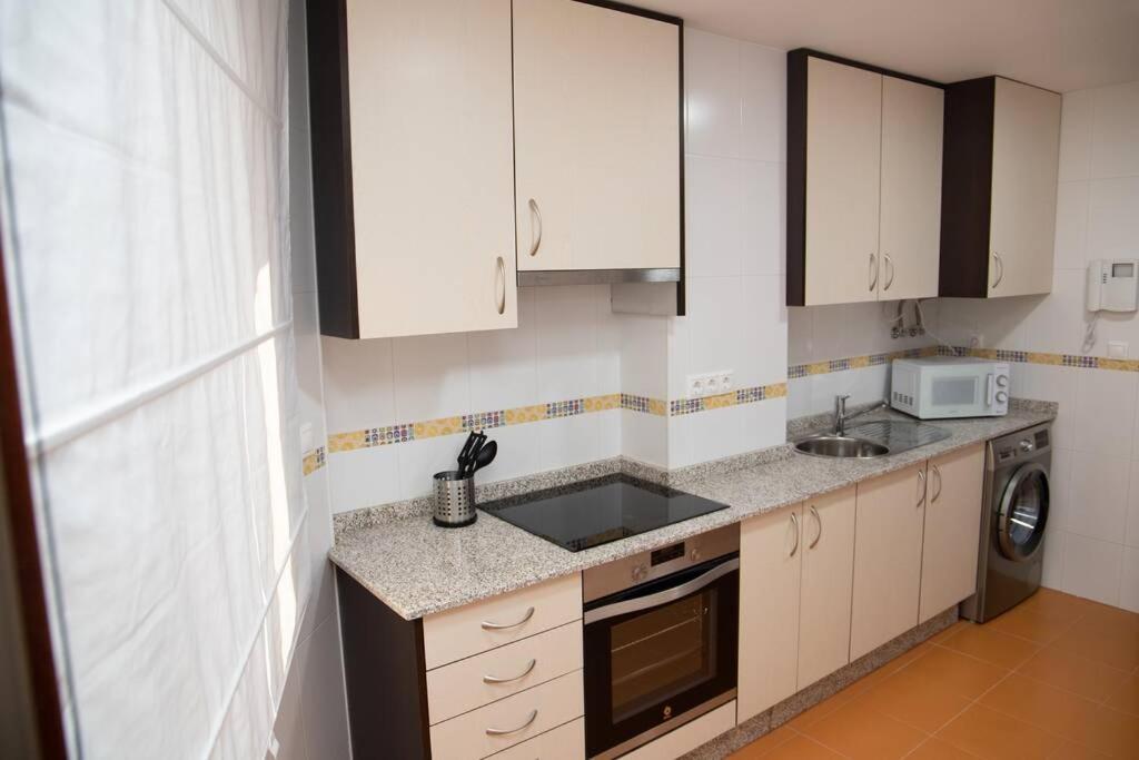 Ferienwohnung Primera Linea De Playa Rias Baixas, Moaña Exterior foto