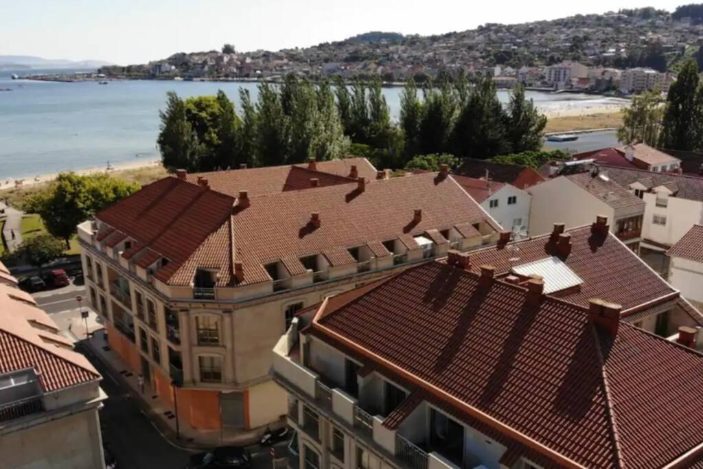 Ferienwohnung Primera Linea De Playa Rias Baixas, Moaña Exterior foto