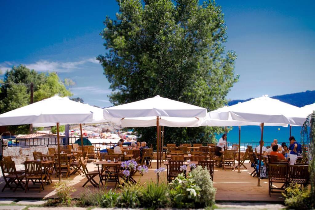 Ferienwohnung Primera Linea De Playa Rias Baixas, Moaña Exterior foto