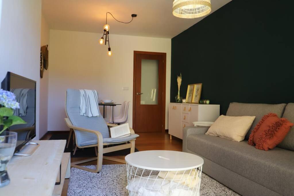 Ferienwohnung Primera Linea De Playa Rias Baixas, Moaña Exterior foto